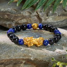 FuAttract Intuition & Balance Lapis Lazuli Tourmaline Pixiu Bracelet  - 8mm - image 0