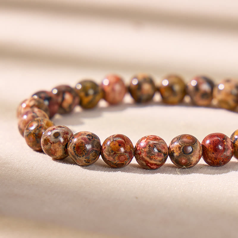 FuAttract Grounding & Protection Leopard Skin Jasper Chinese Zodiac Bracelet - image 9