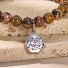 FuAttract Grounding & Protection Leopard Skin Jasper Chinese Zodiac Bracelet - image 7