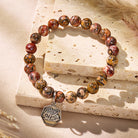 FuAttract Grounding & Protection Leopard Skin Jasper Chinese Zodiac Bracelet - image 1