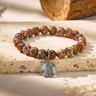 FuAttract Grounding & Protection Leopard Skin Jasper Chinese Zodiac Bracelet - Monkey - image 28