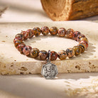 FuAttract Grounding & Protection Leopard Skin Jasper Chinese Zodiac Bracelet - Dragon - image 20