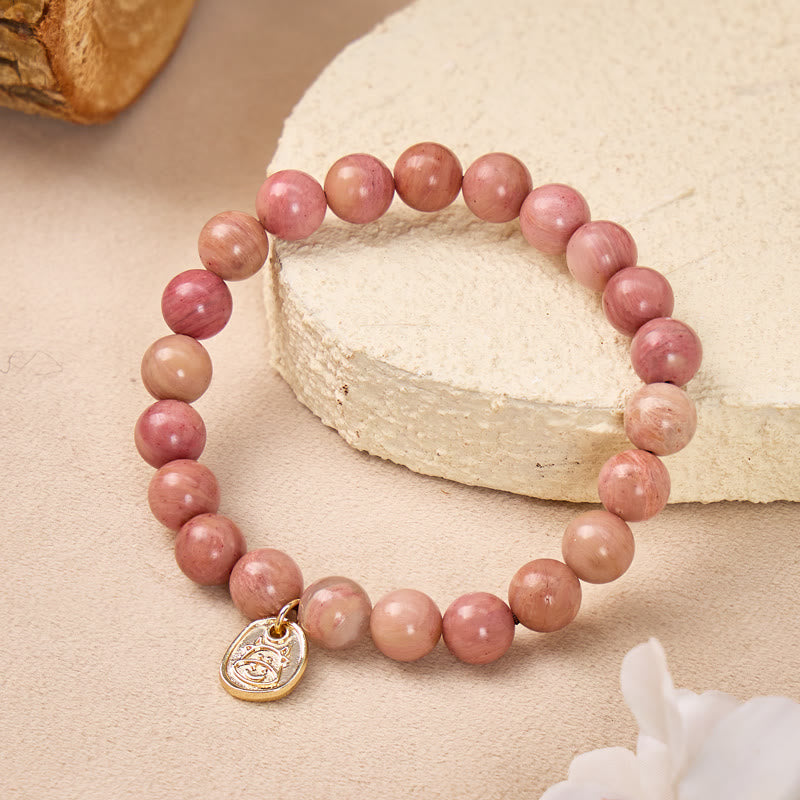 FuAttract Protection & Balance Red Wood Grain Chinese Zodiac Bracelet - image 1