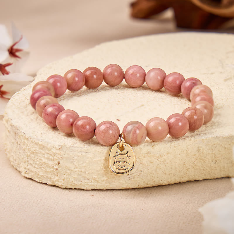 FuAttract Protection & Balance Red Wood Grain Chinese Zodiac Bracelet - image 3