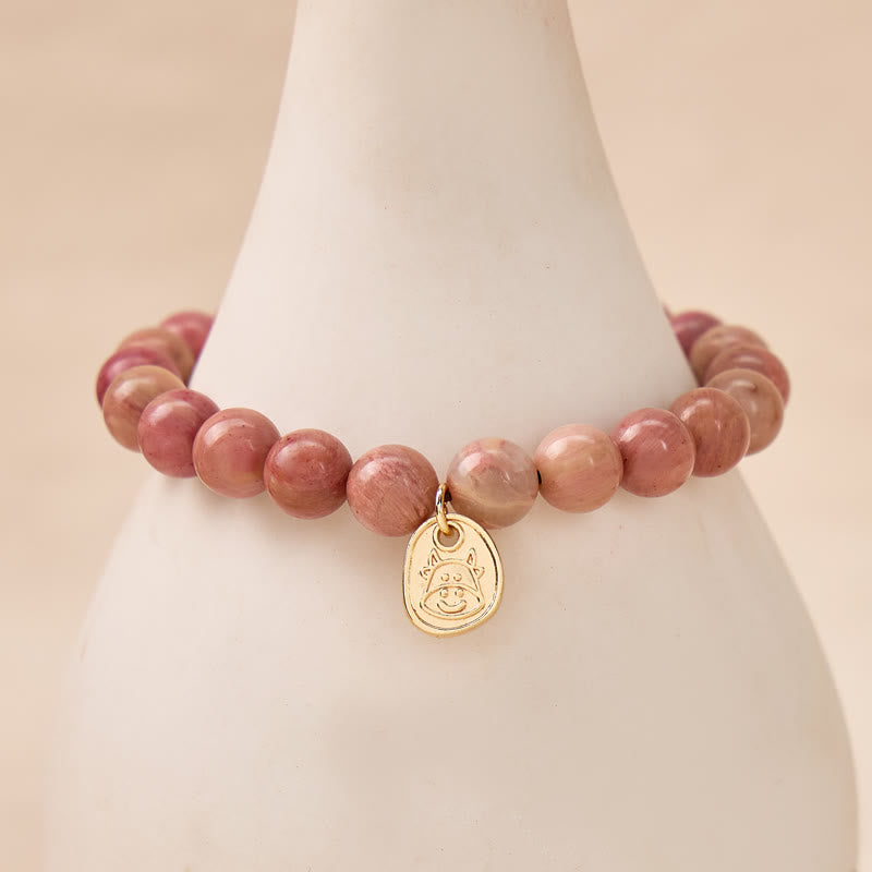 FuAttract Protection & Balance Red Wood Grain Chinese Zodiac Bracelet - image 4