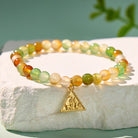 FuAttract Protection Insight & Balance Peacock Agate Chinese Zodiac Bracelet - image 1