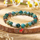 FuAttract Balance & Harmony Indian Agate Chinese Zodiac Silver Bracelet  - Horse - image 24