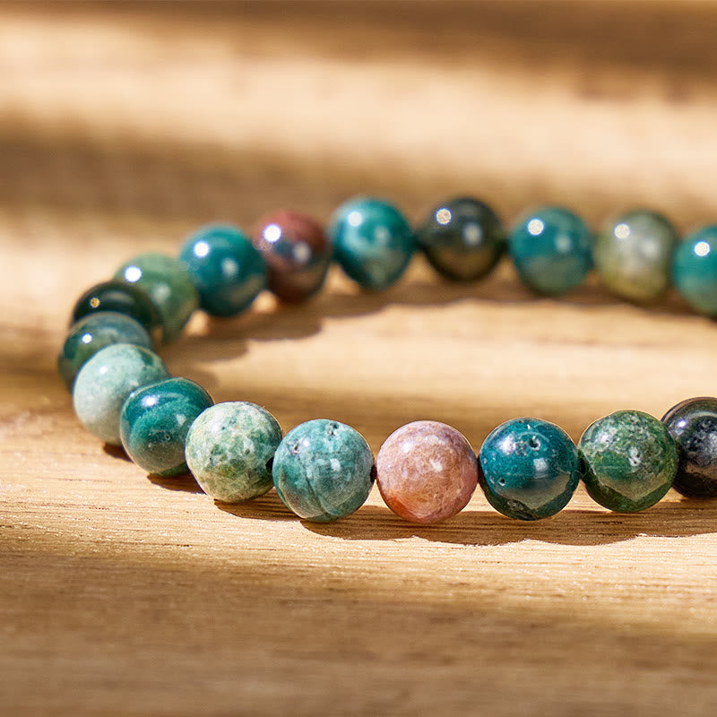 FuAttract Balance & Harmony Indian Agate Chinese Zodiac Silver Bracelet  - image 6