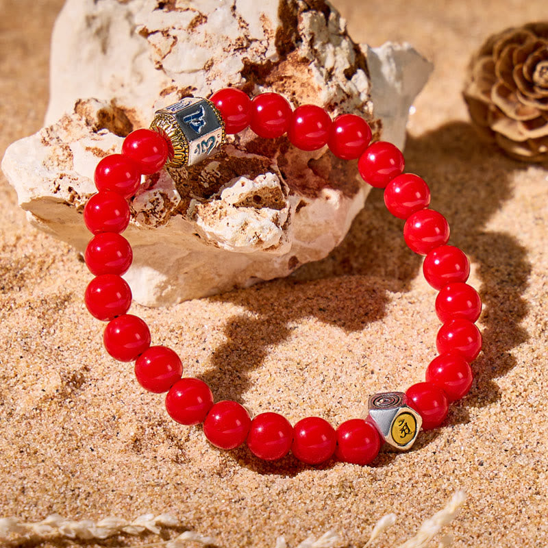 FuAttract Confidence Vitality & Protection Red Coral Chinese Zodiac Bracelet - image 4