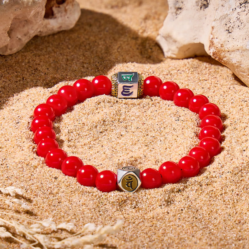 FuAttract Confidence Vitality & Protection Red Coral Chinese Zodiac Bracelet - Vairocana – Monkey - image 21