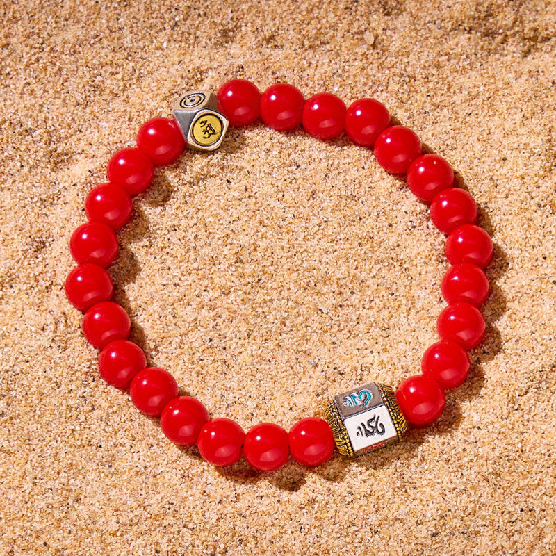 FuAttract Confidence Vitality & Protection Red Coral Chinese Zodiac Bracelet - image 2
