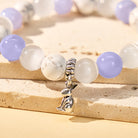 FuAttract Calm & Focus Blue Lace Agate White Turquoise Cat's Eye Chinese Zodiac Bracelet - image 6