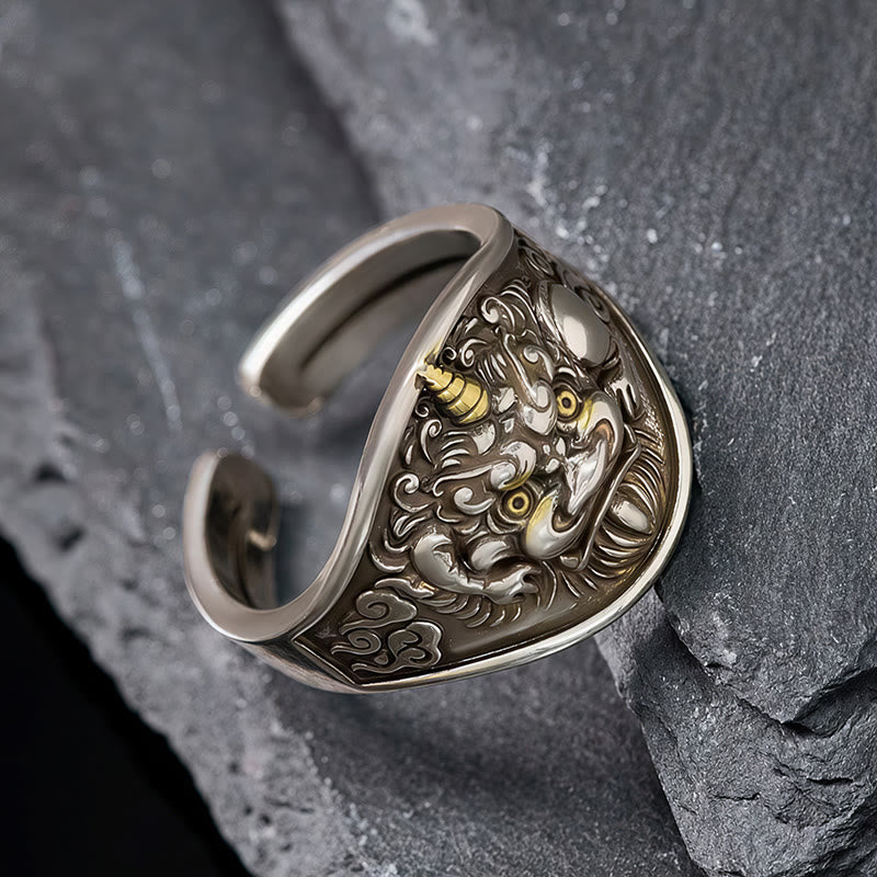 FuAttract Wealth Attraction Luck Flow Protection & Vitality Pixiu Ring - image 4