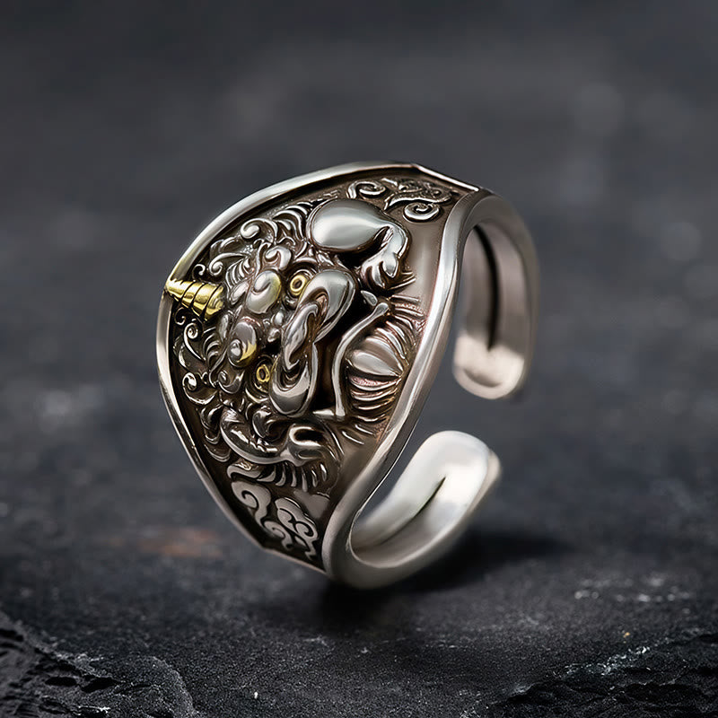 FuAttract Wealth Attraction Luck Flow Protection & Vitality Pixiu Ring - image 1