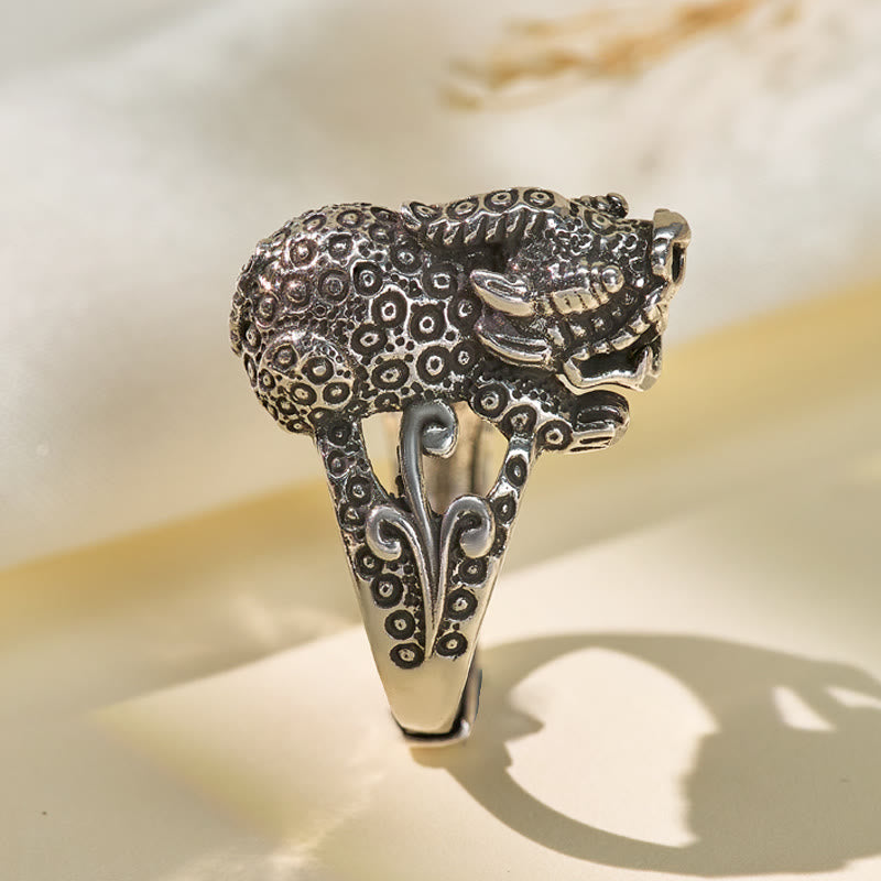 FuAttract Wealth Luck Flow & Protective Energy Adjustable Pixiu Ring - image 12