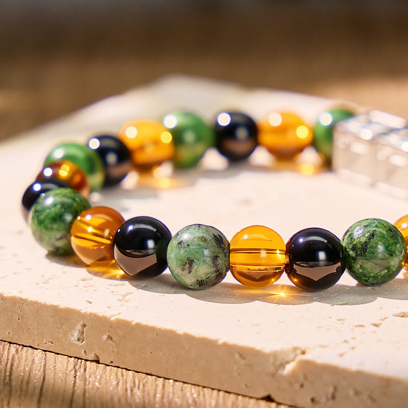 FuAttract Destiny Guidance & Wealth African Turquoise Angel Numbers Bracelet  - image 4