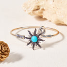 FuAttract Confidence Protection & Energy Flow Sun Turquoise Bracelet  - Sun - image 0