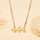 FuAttract Clarity & Intuition Destiny Guidance Stainless Steel Angel Numbers Necklace  - 444 - image 24