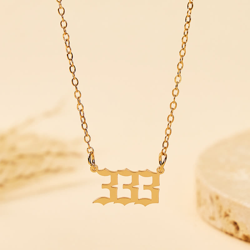 FuAttract Clarity & Intuition Destiny Guidance Stainless Steel Angel Numbers Necklace  - 333 - image 19