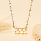 FuAttract Clarity & Intuition Destiny Guidance Stainless Steel Angel Numbers Necklace  - 222 - image 14