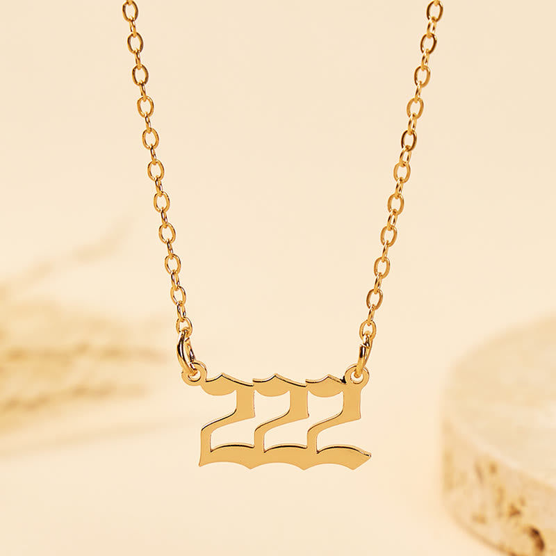 FuAttract Clarity & Intuition Destiny Guidance Stainless Steel Angel Numbers Necklace  - 222 - image 14