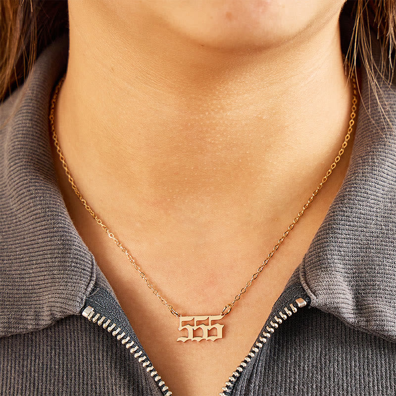 FuAttract Clarity & Intuition Destiny Guidance Stainless Steel Angel Numbers Necklace  - image 3