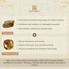 FuAttract Wealth Focus & Success Flow – Citrine Pyramid Tiger's Eye Pixiu Bracelet  - image 10