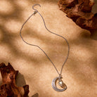 FuAttract Calm Energy Mindful Living & Inner Peace Crescent Moon Luminous Stone Necklace  - image 7