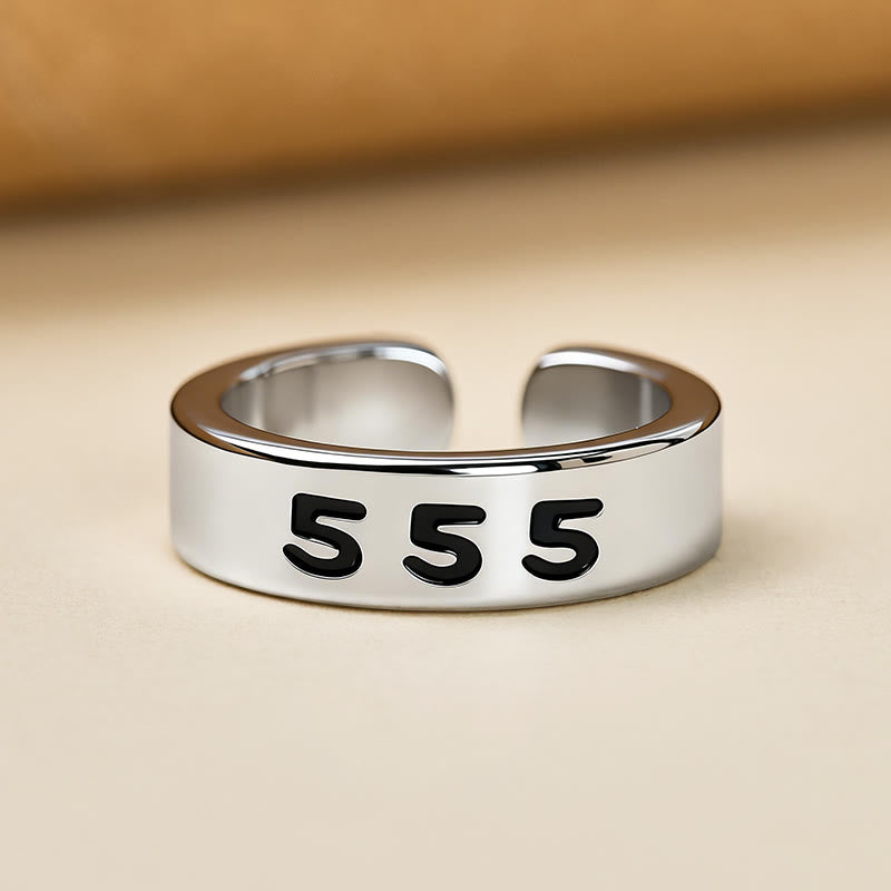 FuAttract Destiny Guidance Angel Number Stainless Steel Adjustable Ring - image 16