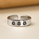 FuAttract Destiny Guidance Angel Number Stainless Steel Adjustable Ring - image 22