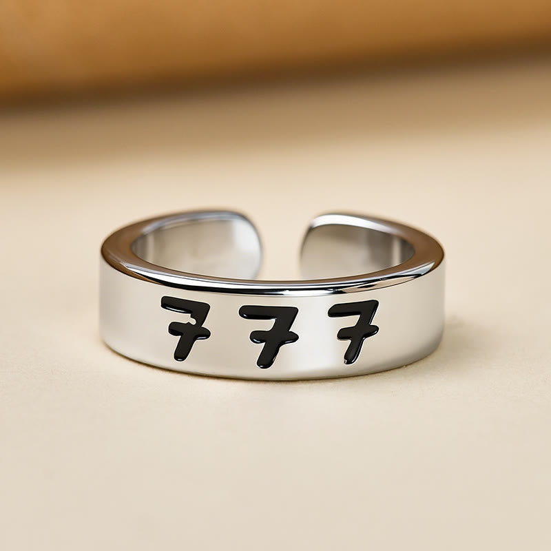 FuAttract Destiny Guidance Angel Number Stainless Steel Adjustable Ring - image 20