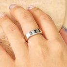 FuAttract Destiny Guidance Angel Number Stainless Steel Adjustable Ring - image 11