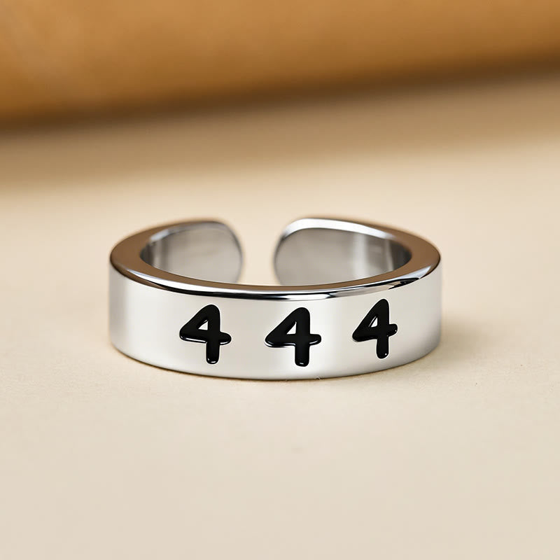 FuAttract Destiny Guidance Angel Number Stainless Steel Adjustable Ring - image 14