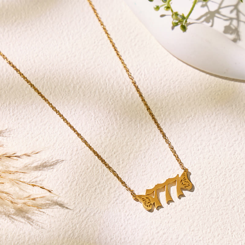 FuAttract Angel Number Titanium Steel Destiny Necklace for Life Guidance & Energy - image 3