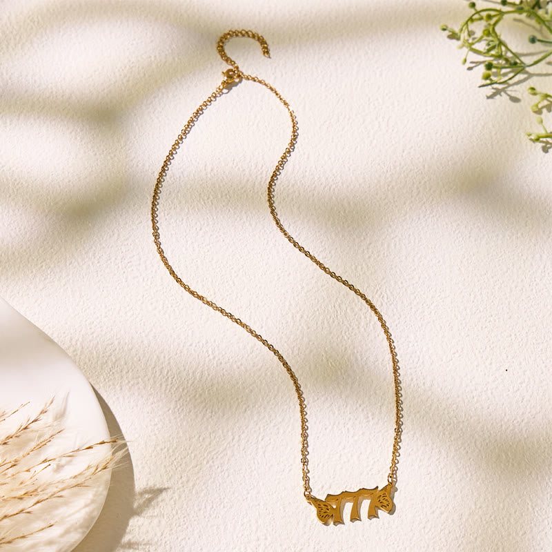 FuAttract Angel Number Titanium Steel Destiny Necklace for Life Guidance & Energy - image 4