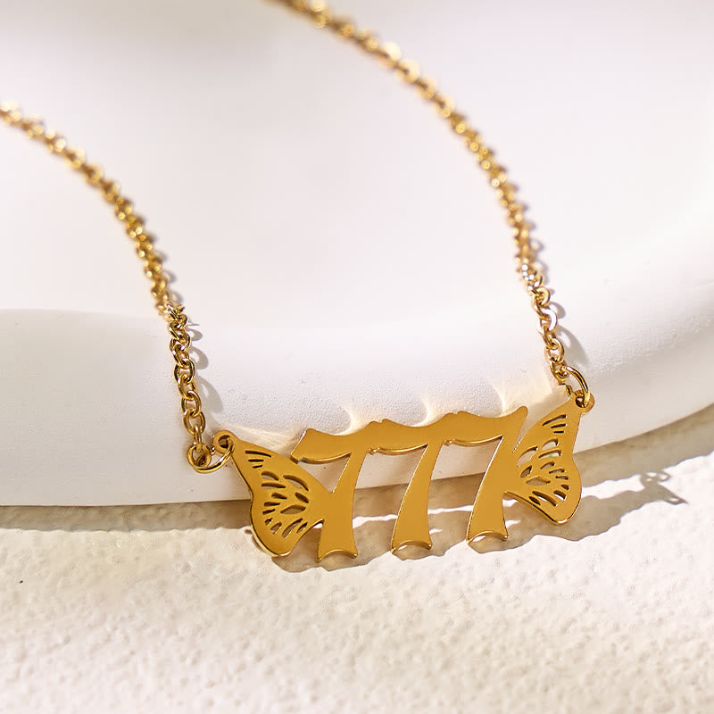 FuAttract Angel Number Titanium Steel Destiny Necklace for Life Guidance & Energy - image 1