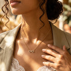 FuAttract Self-Love Emotional Balance Zircon Infinity Stainless Steel Necklace - image 6