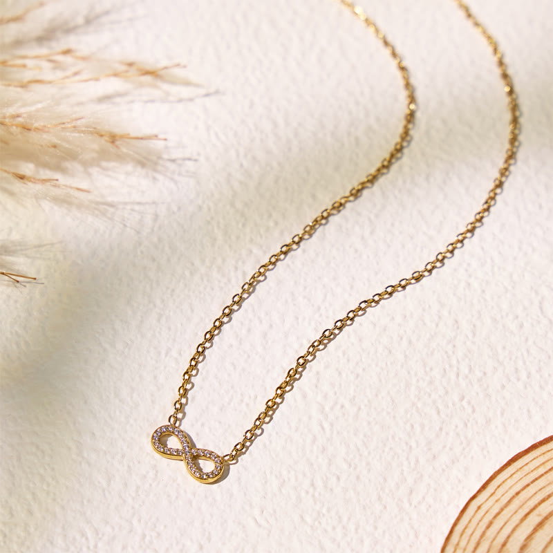 FuAttract Self-Love Emotional Balance Zircon Infinity Stainless Steel Necklace - image 7