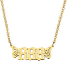 FuAttract Angel Number Titanium Steel Destiny Necklace for Life Guidance & Energy - Gold - 888 - image 16