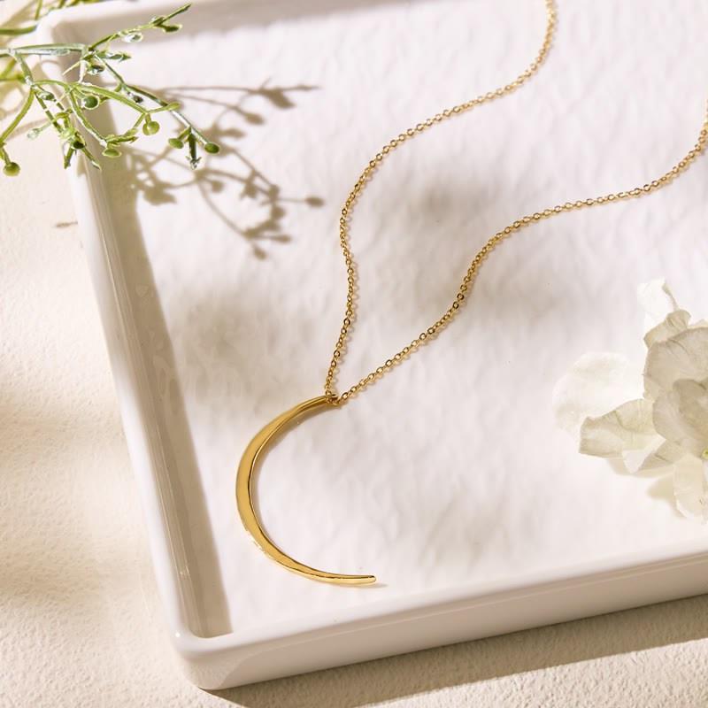 FuAttract Emotional Balance & Natural Rhythm Alignment Crescent Moon Flow Necklace - image 6