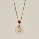FuAttract Protection Luck Balance Chinese Zodiac S999 Silver Red Agate Necklace  - image 2