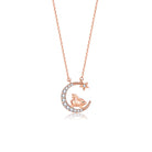 FuAttract Calm & Luck Crescent Moon Silver Zircon Chinese Zodiac Necklace With Horse Earrings - Pig Necklace - image 29
