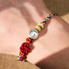 FuAttract Luck Protection & Harmony Chinese Zodiac Braided Cord Silver Charm Bracelet - image 5