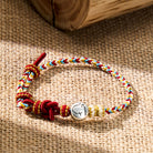 FuAttract Luck Protection & Harmony Chinese Zodiac Braided Cord Silver Charm Bracelet - image 3