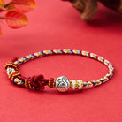 FuAttract Luck Protection & Harmony Chinese Zodiac Braided Cord Silver Charm Bracelet - Rat - image 15