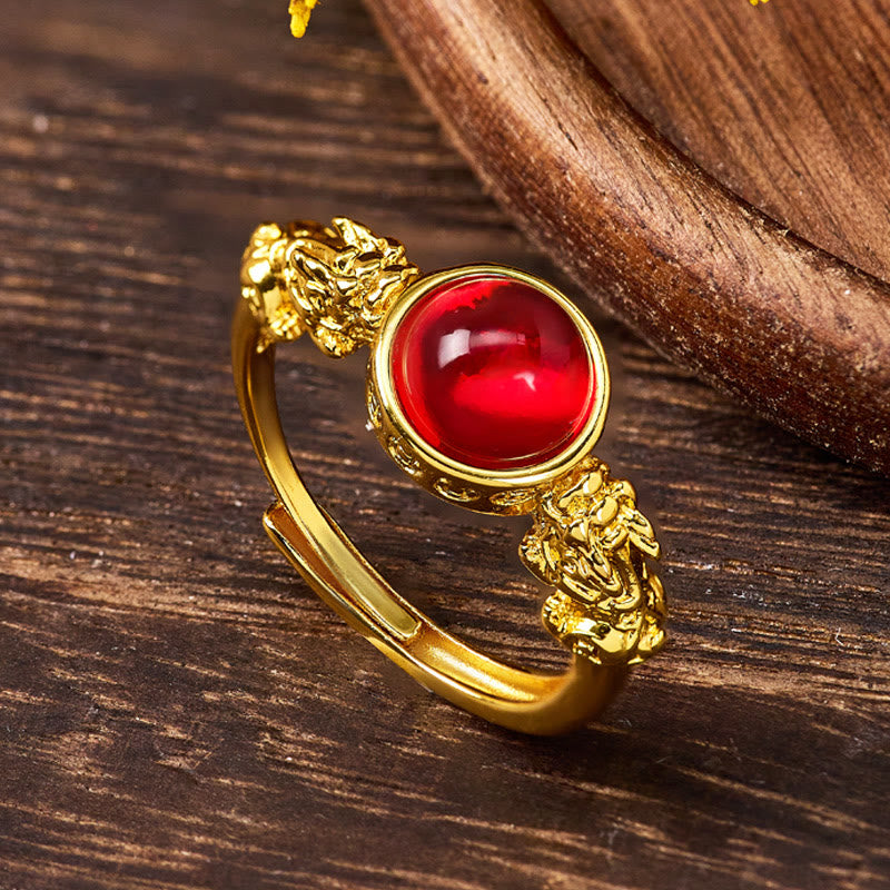FuAttract Fortune Energy Flow Wealth & Protection Pixiu Ring - image 3