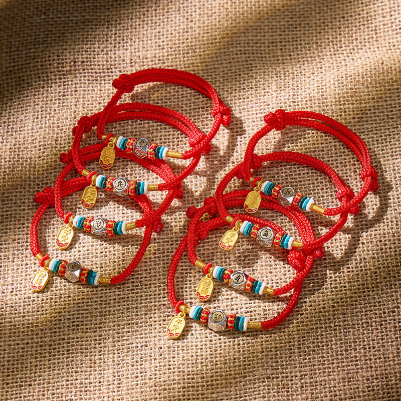 FuAttract Fortune Protection Chinese Zodiac Red String Bracelet  - image 3