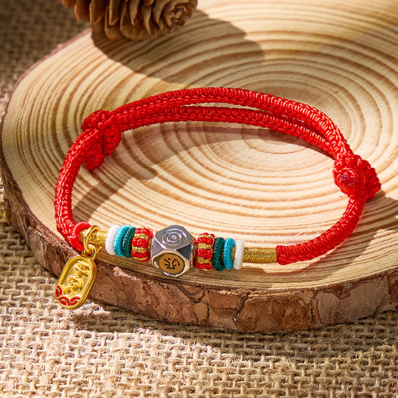 FuAttract Fortune Protection Chinese Zodiac Red String Bracelet  - Ox Tiger - Akasagarbha - image 10