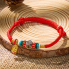 FuAttract Fortune Protection Chinese Zodiac Red String Bracelet  - Goat Monkey - Vairocana - image 16