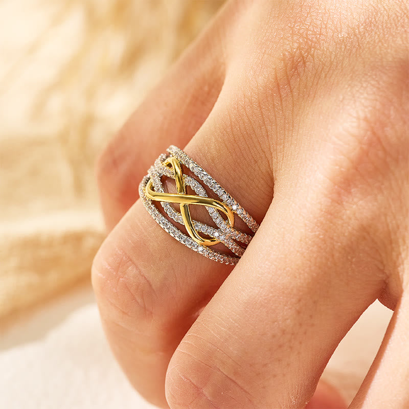 FuAttract Self-Love Energy Emotional Healing Infinity Adjustable Ring  - image 5